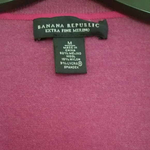 Banana Republic Extra Fine Merino Wool Cardigan M - Picture 4 of 9